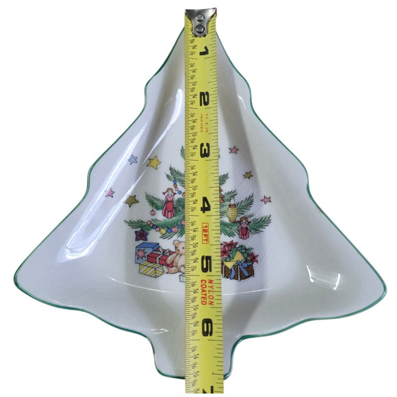 NIKKO Christmastime Cheese Board And Candy Dish Japan Christmas New Years - Picture 10 of 10